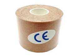 Кінезіологічний тейп EasyFit Kinesio бежевий - мініатюра 2