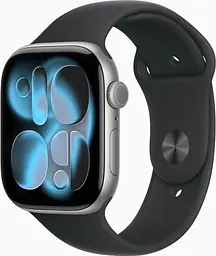Смарт-годинник Apple Watch Series 11 GPS 46mm Space Grey Alu. Case w. Black S. Band - M/L (MEV44)