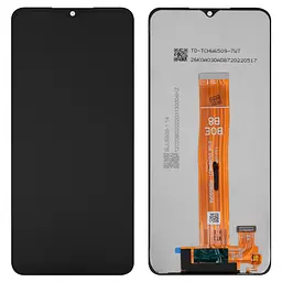 Дисплей Samsung A127 Galaxy A12 Nacho, чорний, Best , без рамки,