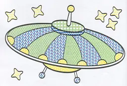 Водна розмальовка. Літаки космос - - мініатюра 4