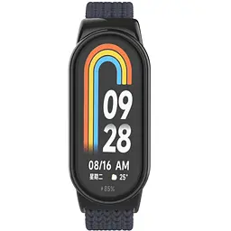 Ремінець до фітнес браслета Armorstandart Braided Solo Loop для Xiaomi Smart Band 10/9/8 Charcoal (ARM86881) - мініатюра 2