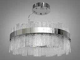 Люстра стельова Diasha 817/500CH 110W, 6050 лм, хром, для коридору, вітальні, спальні - мініатюра 4