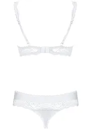 Білий комплект білизни Miamor set-б-L/XL Obsessive Miamor set-б-L/XL 91987 - мініатюра 4