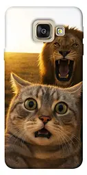 Чохол Demsky Shocked cat and lion для Samsung A520 Galaxy A5 (2017)