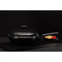 Сковорідка Nois Salto Silver Wok з кришкою 28 см (830904) - мініатюра 6