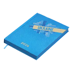 Щоденник датований Buromax Ukraine 2026 поліграфічний A5 блакитний (BM.2157-14) - мініатюра 2