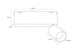 Трековий Світильник MJ-Light Magnet TS-TL7576/12W 3000K - мініатюра 7