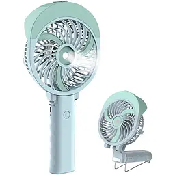 Портативний вентилятор HandFan 3 швидкості розпилювач 55 мл, складний на 180°