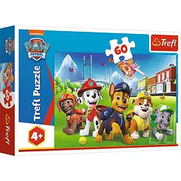 Пазлы Trefl Nickelodeon Щенок патруль Патруль во дворе 60 элементов
