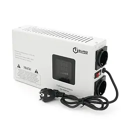 Стабілізатор напруги релейний настінного монтажу Europower SLIM-1000SBR LED, 1000VA 700W, 140-270Vac, SHUKO 2, Q1