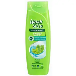 Шампунь Wash&Go З ментолом для всіх типів волосся 360 мл (8008970056821)