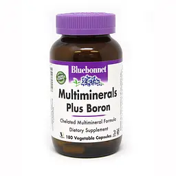 Вітаміни та мінерали Bluebonnet Nutrition Multiminerals Plus Boron, 180 вегакапсул