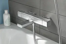 Змішувач з термостатом для ванни Hansgrohe Ecostat E Coolcontact 15774000 Хром - мініатюра 3