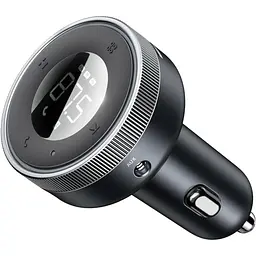 Автомобільний зарядний пристрій Baseus FM Launcher Enjoy 3.4A black (CCLH-01) - мініатюра 2
