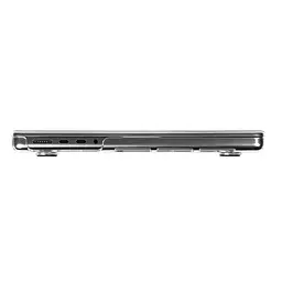 Чохол-накладка для MacBook Pro 14 M5-M1/M5 Pro-M2 Pro/M5 Max-M2 Max, прозорий, Crystal, полікарбонат (PC), захисний, прозорий, захист від подряпин і пошкоджень, вентиляція, доступ до портів, протиковзкі ніжки, для макбука, ArmorStandart (ARM79445) - мініатюра 9