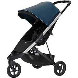 Дитяча коляска Thule Spring Aluminium / Majolica Blue (TH 11300100-11300303)