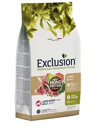Сухий корм Exclusion Noble Grain Adult Lamb Large Breed із ягнятком для дорослих собак великих порід 12 кг