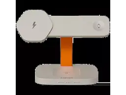 Бездротовий зарядний пристрій Canyon Hexagon WCS-310 Wireless Charging Station Light Gray/Orange (CNS-WCS310LGOR) - мініатюра 10