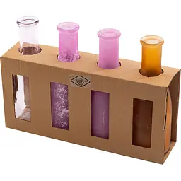 Набір ваз Lefard Bottle soft pink 18 см 4 шт. (804-116) - мініатюра 6