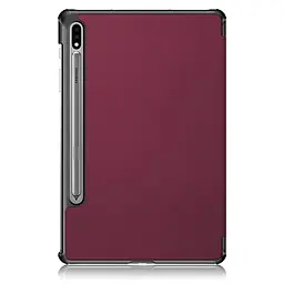 Чохол-книжка BeCover Smart для Samsung Galaxy Tab S7 SM-T870/SM-T875/Tab S8 SM-X700/SM-X706 Червоний Wine (705224) - мініатюра 2