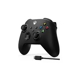 Геймпад Microsoft Wireless Controller Carbon Black + USB Type-C (1V8-00002) - мініатюра 2