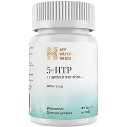 5-HTP (5-Гідрокситриптофан) My Nutri Week 100 мг 60 капсул