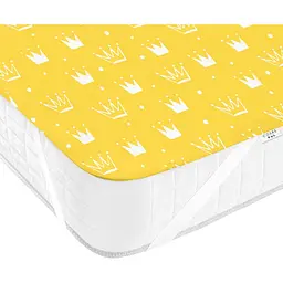 Наматрацник непромокаючий Cosas Yellow Crown 70х120 см жовтий (WaterSheet_CrownYellow_120) - мініатюра 3