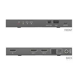 Багатофункціональний HDMI-сплітер 1x2 HDMI 2.1, 8K PURELINK PT-SP-HD12-48G - мініатюра 4