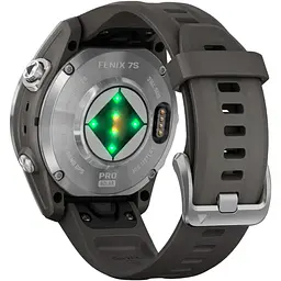 Смарт-годинник Garmin Fenix 7S Pro Solar Edition Silver with Graphite Band (010-02776-00) [90552] - мініатюра 7