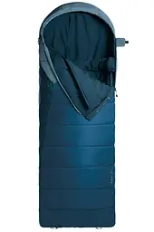 Спальний мішок Ferrino Yukon Square +7°C Blue-Grey Left (86381RBGSX) - мініатюра 2