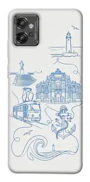 TPU чохол Demsky Southern pearl для Motorola Moto G32
