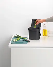 Відро для сміття Brabantia Sort&Go, темно-сірий, 3 л (209888) - мініатюра 4
