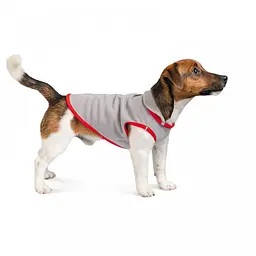 Жилет Pet Fashion Fleecy для собак, розмір XS2, сіро-червоний - мініатюра 2