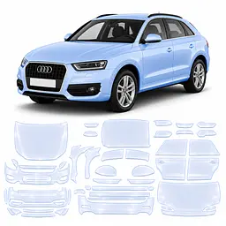 Антигравійна захисна бронеплівка за лекалами для Audi Q3 8U 2011-2018 - повний кузов