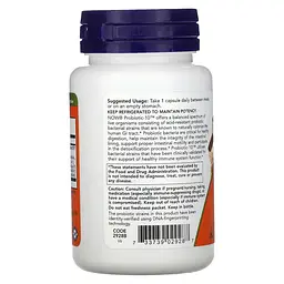 Пробіотики і пребіотики NOW Probiotic-10 50 billion, 50 вегакапсул - мініатюра 2
