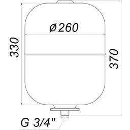 Гідроакумулятор зі змінною мембраною 19л Zilmet Hy-Pro 10bar, білий (11H0001900) - мініатюра 7