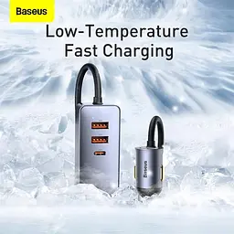 Автомобільний подовжувач зарядний BASEUS Share Together PPS multi-port with cord 4usb - мініатюра 7