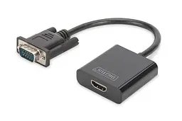 Адаптер Digitus VGA > HDMI (M/F), Full HD teh0018486 - мініатюра 2