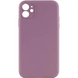Чохол Silicone Case Full Camera Protective (AA) NO LOGO для Apple iPhone 12 (6.1) Ліловий / Lilac Pride