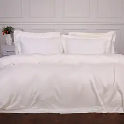 Постільна білизна MirSon Tencel №01 White 175х210 двоспальний (2200009368455)