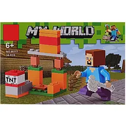 Конструктор дитячий Minecraft Bambi 66117-2 39 деталей