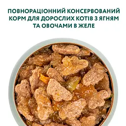 Набір вологого корму для кішок Optimeal із ягням та овочами в желе, 340 г (4 павучі по 85 г) (B2720301) - мініатюра 4