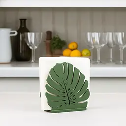 Дерев'яна серветниця VANZA LEAF Monstera lite - мініатюра 6