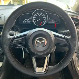 Чохол Обплетення Керма для Mazda CX-5 2017-2020 Шкіра (Модельна Викрійка)
