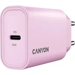 Зарядний пристрій Canyon 30CL OnCharge USB-C PD30W Pink (CNE-CHA30CLPK) - мініатюра 6