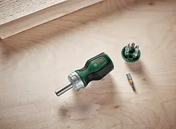 Викрутка з тріскачкою, 6 насадок Bosch hoz0014149 - мініатюра 4