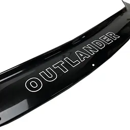 Дефлектор капоту мухобійка Mitsubishi Outlander XL 2009-2012 (Рестайлінг) Voron Glass - мініатюра 2