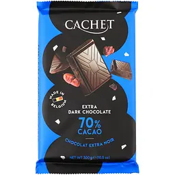 Шоколад Cachet чорний 70% 300 г