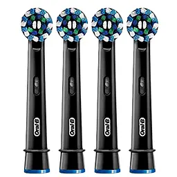 Насадка для зубної щітки Oral-B EB50BK Cross Action Black 4 шт. [71049]