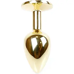 Анальна пробка Boss Of Toys Boss Series - Jewellery Gold Plug Red S, BS6400019, Золотий / Червоний - мініатюра 6